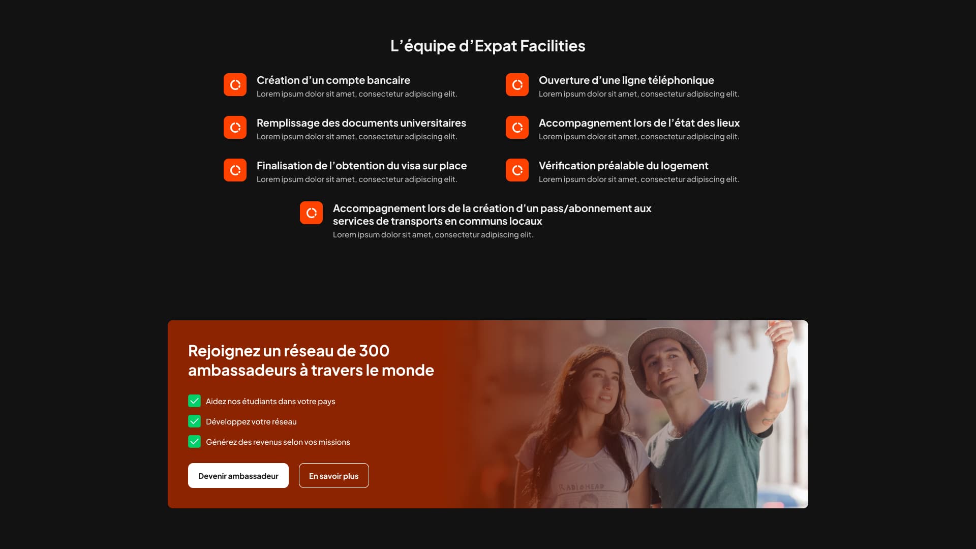 About the team and call to Action